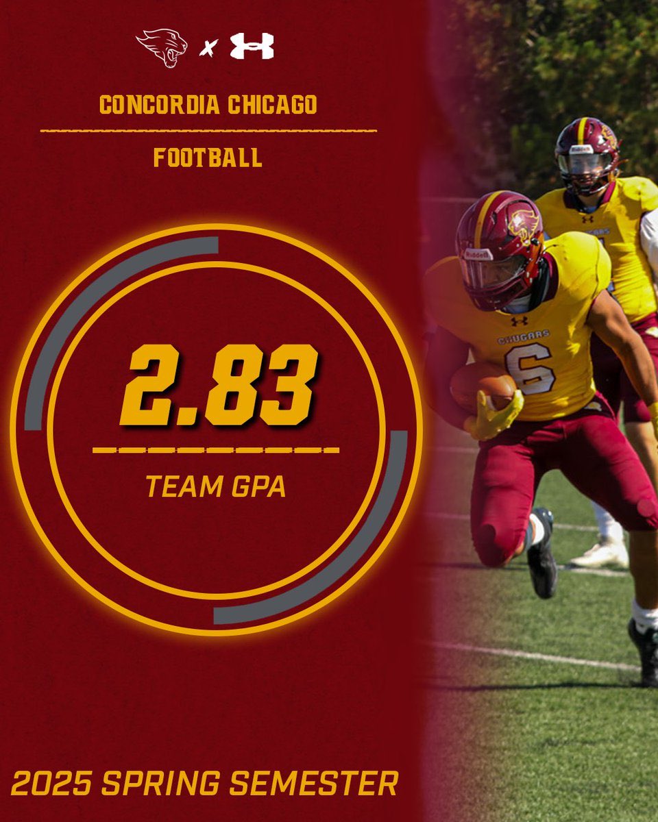 Frank Rossi (@frankrossi) on Twitter photo Earlier today, <a href="/CUCFBFamily/">CUC Football</a> posted the graphic below celebrating a B/B- football team GPA last term. While a 2.83 GPA might not be the goal of some schools, it does likely represent that half (or more) of the team achieved GPAs of a B (3.0) or higher. It also represents that some Earlier today, <a href="/CUCFBFamily/">CUC Football</a> posted the graphic below celebrating a B/B- football team GPA last term. While a 2.83 GPA might not be the goal of some schools, it does likely represent that half (or more) of the team achieved GPAs of a B (3.0) or higher. It also represents that some