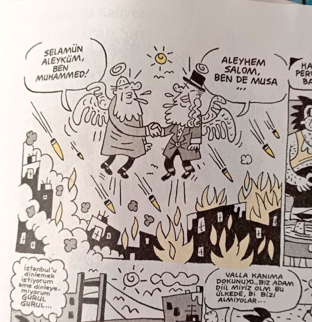 İfade özgürlüğü....
mizah kisvesi...
sanat anlayışı...
 ÖZGÜRLÜK , LAİKLİK, DEMOKRASİ... böyle bir şey değil, böyle bir şey olduğunu düşünüyorsanız ülkece aşmamız gereken çok konu varrr 
#karikatür