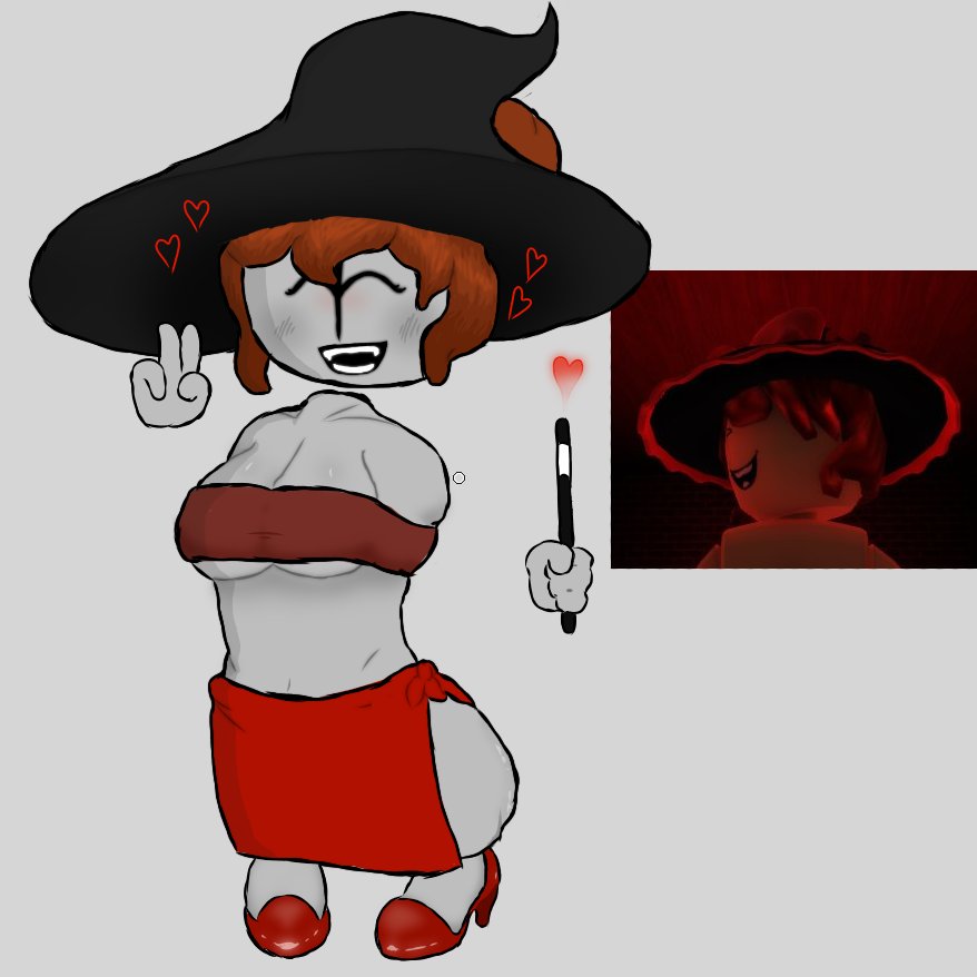 Shunkzer's tweet image. Madness version of the witch for @2134Red 
#madnesscombat