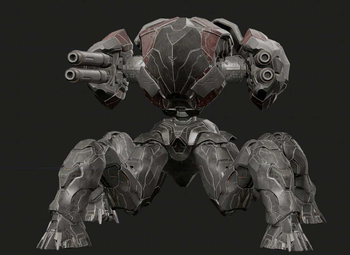 NexusWars_'s tweet image. Saradook's military marvels, the Devastator Model 61 Mk-1 reigns supreme. A 25-foot testament to tactical supremacy, this quad-legged titan boasts unparalleled firepower with its quartet of cannons, designed to maintain control on any battlefield.
First Draft model for our…