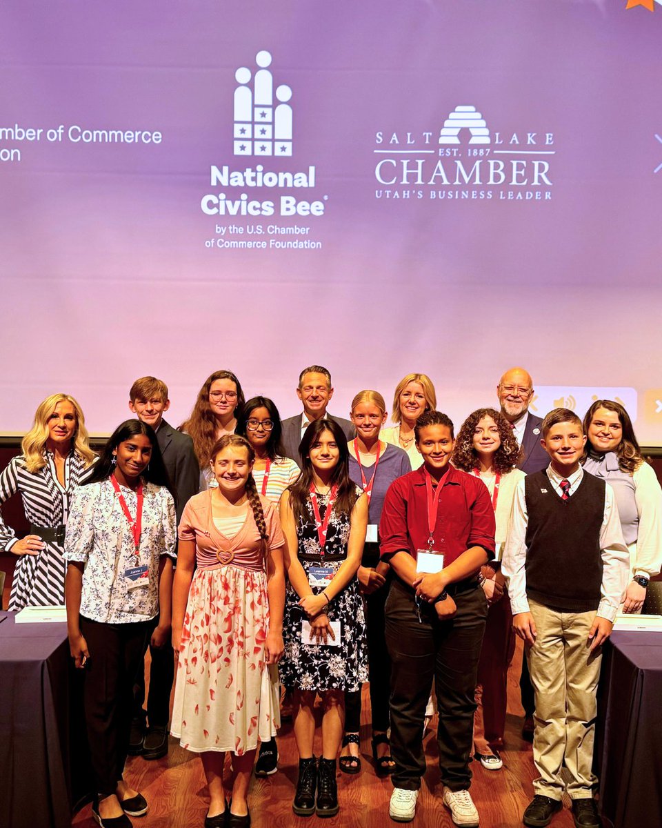 We were honored to be the tech sponsor for the National Civics Bee in Salt Lake City! Congratulations to all the incredible students who participated. Your thoughtful ideas for improving our communities were truly inspiring! Thank you, @civicsbuzz, for empowering the next