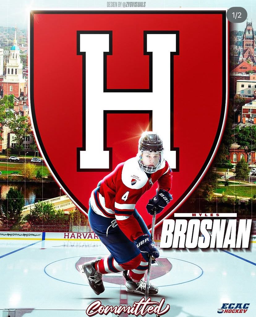College Puck NXT (@collegepucknxt) on Twitter photo ā¼ļøšØBREAKINGšØā¼ļø
The Harvard Crimson have received a commitment from Myles Brosnan!
The ā07 born RHD from Winchester, MA had 36 points in 28 GP this past season for Dexter Southfield.
Fourth round pick in the 2025 USHL Draft by <a href="/Musketeerhockey/">Sioux City Musketeers</a> ā¼ļøšØBREAKINGšØā¼ļø
The Harvard Crimson have received a commitment from Myles Brosnan!
The ā07 born RHD from Winchester, MA had 36 points in 28 GP this past season for Dexter Southfield.
Fourth round pick in the 2025 USHL Draft by <a href="/Musketeerhockey/">Sioux City Musketeers</a>
