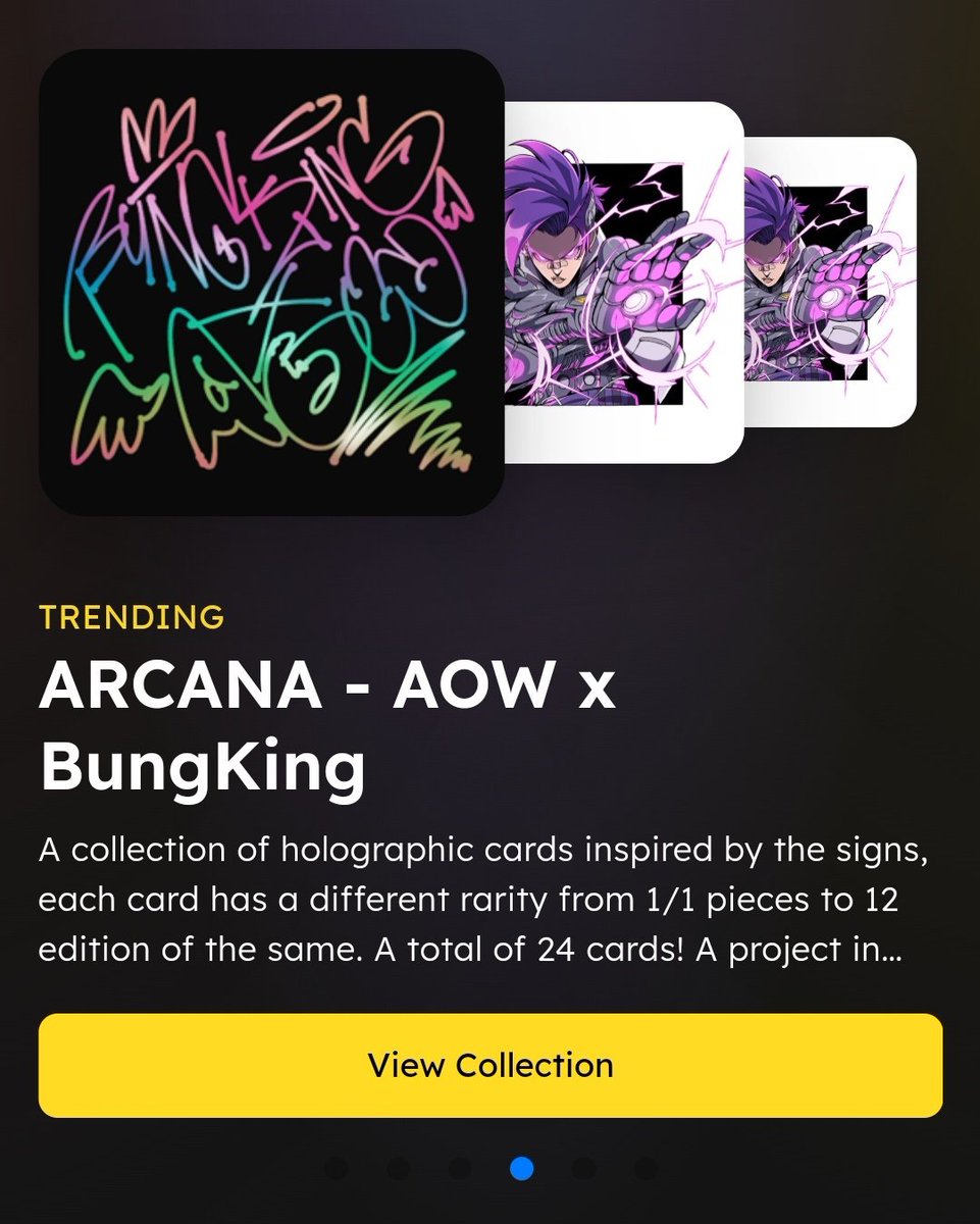 BUNGKING (@fiqhi_alfani) on Twitter photo 🔥 ARCANA / My Part is Now Live! 🔥
Just listed my art from the ARCANA collab with <a href="/Warrr9A/">VictorWarrr</a> on JPG Store!
💥 Only 70 ADA to collect!
🎯 You can now choose from the available pieces. don’t miss it!
Big thanks to everyone who’s been supporting the ARCANA drop! 🔥 ARCANA / My Part is Now Live! 🔥
Just listed my art from the ARCANA collab with <a href="/Warrr9A/">VictorWarrr</a> on JPG Store!
💥 Only 70 ADA to collect!
🎯 You can now choose from the available pieces. don’t miss it!
Big thanks to everyone who’s been supporting the ARCANA drop!