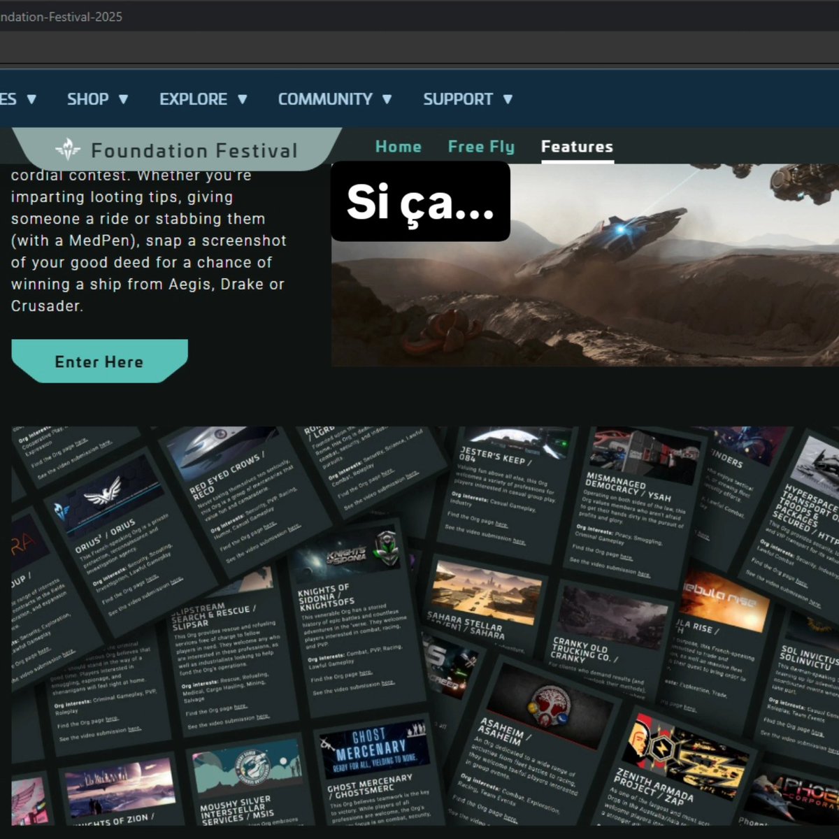 CorpoOrius's tweet photo. La corporation ORIUS² CORPORATUS figure sur l'image de présentation des corporations mises en évidence sur la page RSI de l'événement "Foundation Festival" 2025 😎
#sc #StarCitizen #foundationfestival #rsi #Corporation #corpo #jeuxvideo #jeux https://t.co/eTIAqWoapy