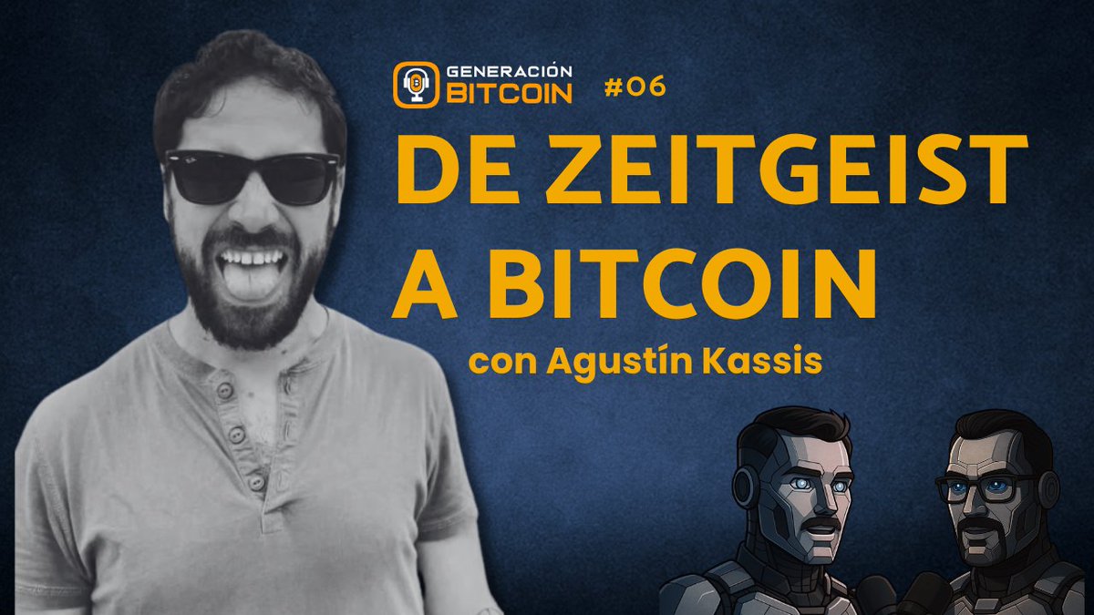 GeneracionBTC's tweet image. Esta semana conversamos con @agustin_kassis, fundador de @LaCryptaOk, la comunidad bitcoiner y libertaria que crece en las sombras del sistema.

Hablamos de su camino de adopción de bitcoin, hiperbitcoinización, política sin filtro y más!

🔗 --&amp;gt;  youtube.com/watch?v=UF2evV…