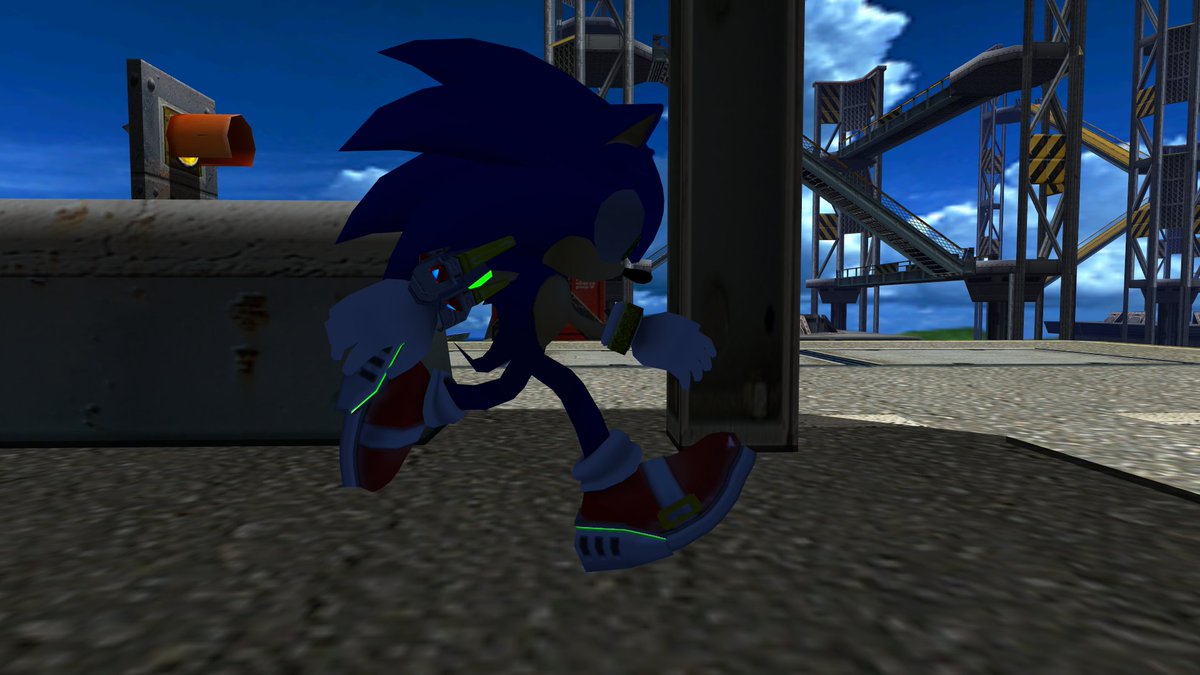 MentorDex's tweet image. Tweaked Classic Shoes, proper 3D Trial upgrade models, an option for red soles AND a cool glowing strip for the lightspeed upgrade that's yet another option?
NOW WE'RE TALKING!!!
Sonic gets one HELL of an upgrade with customisation for Dex's SA2 Tweaks 🔥