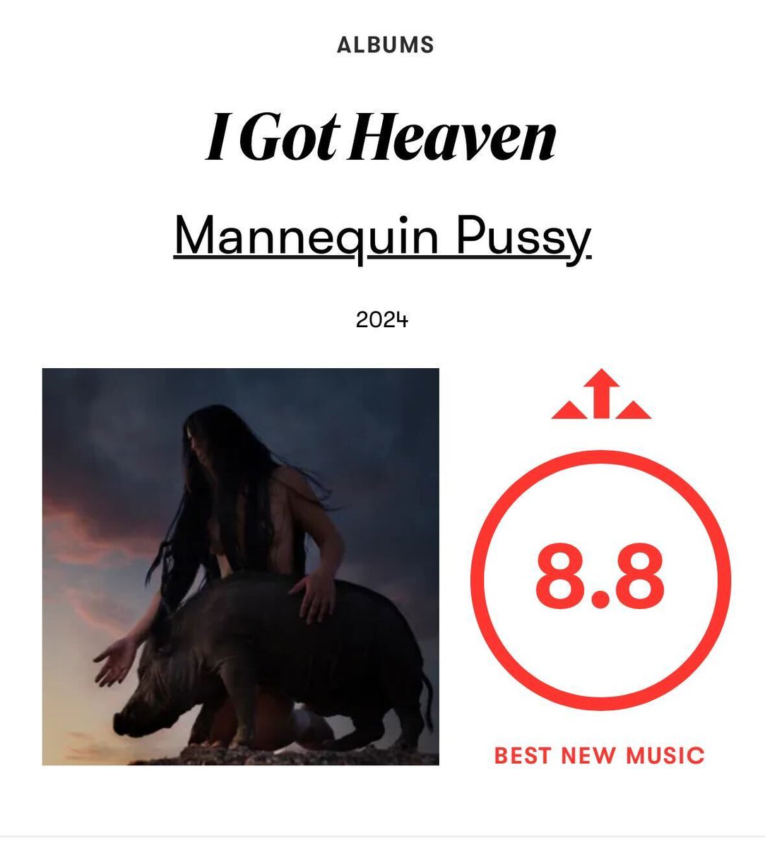 A mouthy, messy, self-assured record that seeks out conventions primarily to taunt them. Revisit our review: pitchfork.visitlink.me/dlNq-l