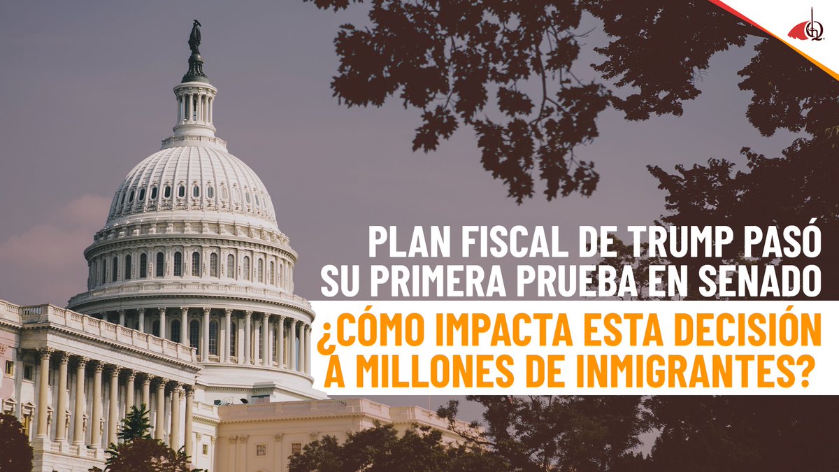 AbogadoQuiroga's tweet photo. Senado de #EEUU aprobó plan fiscal de #Trump: impuesto de 1% a remesas y recorte de beneficios a niños ciudadanos, algunas de las propuestas. La discusión seguirá en la #CámaradeRepresentantes. 
¿Cómo podría impactar esta decisión a inmigrantes? 👇https://t.co/Ht71fEE8J6 https://t.co/44ByXZERZ9