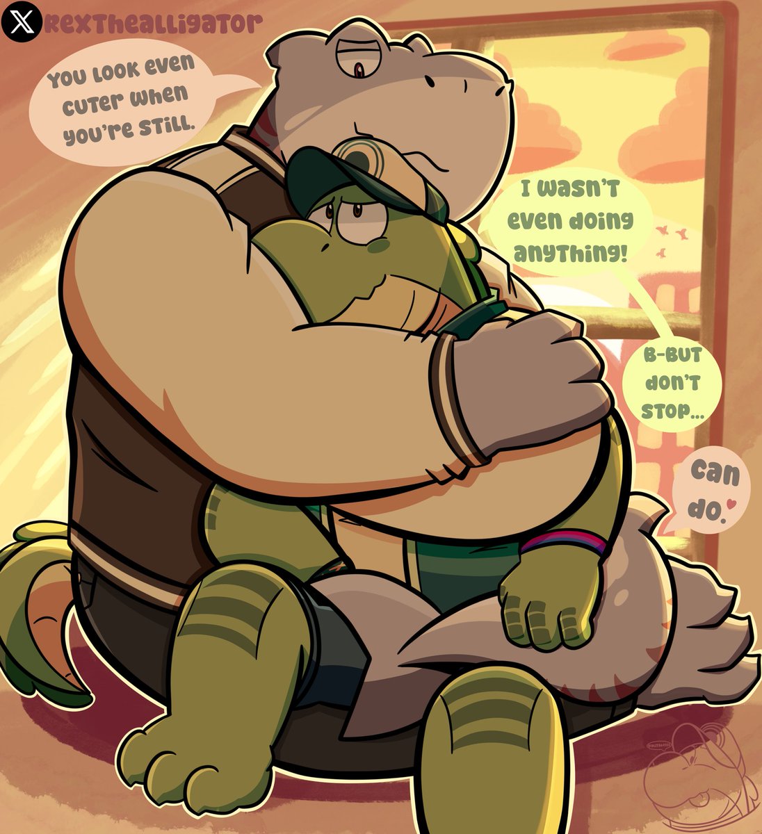Who knows how long that hug is gonna last, maybe an hour, maybe a whole day.
#digitalarts #furry