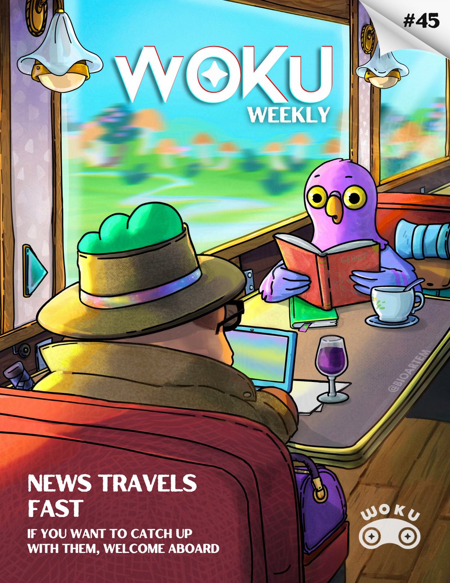 ✨WEEK 45 ISSUE INBOUND!✨

Another week, another Woku Weekly covering all the latest from the <a href="/Ronin_Network/">Ronin</a> ecosystem!🔥

Work hard, goon harder. The top 3 Ratz Race employees now wear the dynamic Tama Bell Hat trait with pride!🧢

Are you one of them?👀