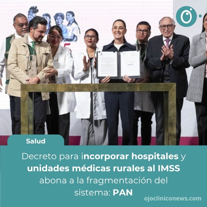 ojocliniconews's tweet photo. 📄 El decreto que la presidenta #ClaudiaSheinbaum anunció para extinguir el Programa #IMSSBienestar, antes #IMSSCoplamar, y sumarlo al régimen ordinario del #IMSS 🏥, abona a la fragmentación del #SistemaDeSalud, señaló el diputado #ÉctorJaimeRamírezBarba. https://t.co/G1MOJMVREg
