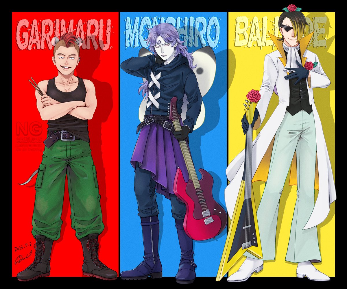 がり丸とモンシローとバラード🐭🦋🌹

#はなかっぱ擬人化