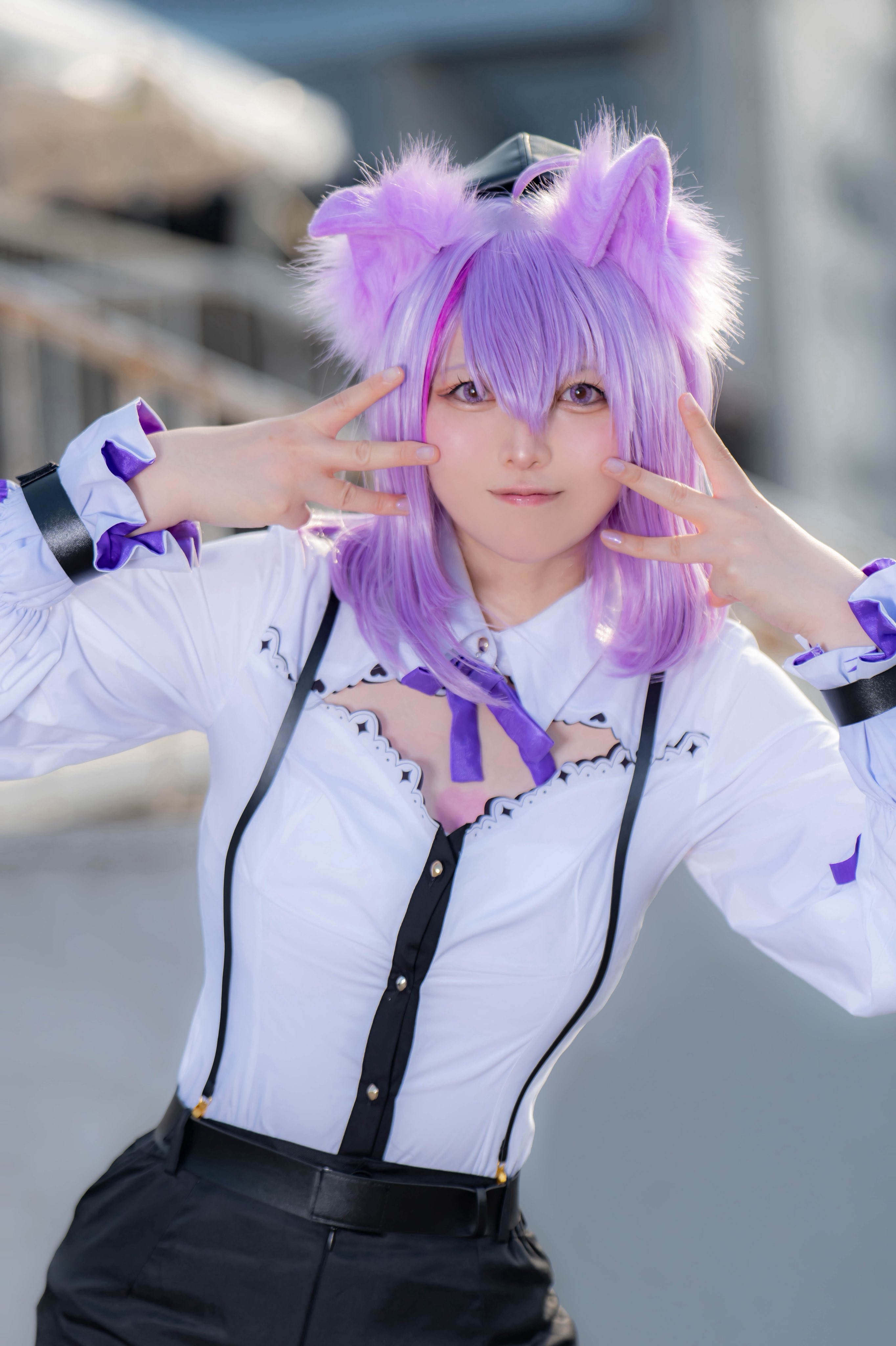 現役学生の美少女コスプレイヤーが憧れのVTuber“猫又おかゆ”に