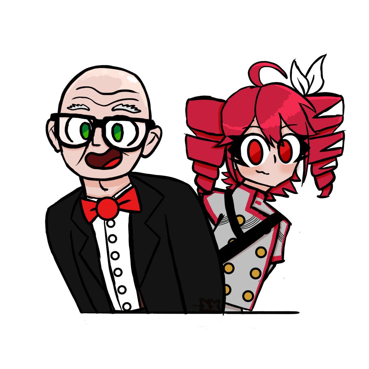 CoasterPup's tweet photo. Grandpa and (headcanon) Granddaughter ❤️
Made by the wonderful @PipflakeOwO
#UTAU #Teto #TetoFanart #MrSix #SixFlags #KasaneTeto https://t.co/3QlgbYljvg