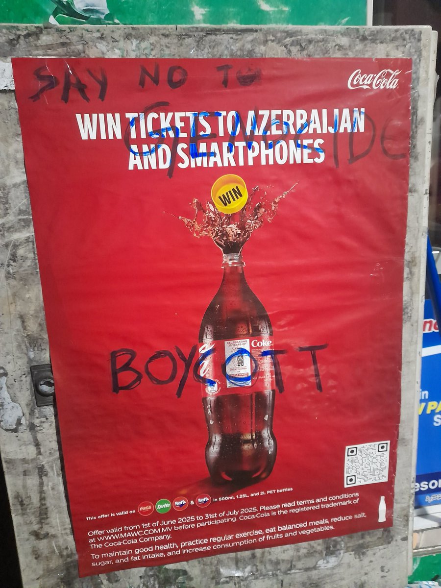akki_rasheed's tweet photo. Every action matters.
#boycottCocaCola 
#BoycottIsrael https://t.co/rPaPqqidim