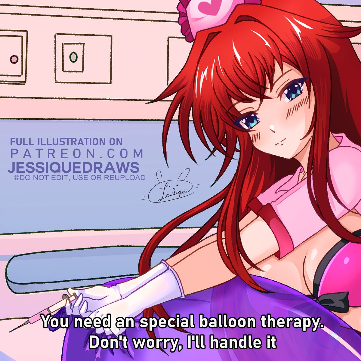 Sherry Bluee ๐ (@sherrybluee) on Twitter photo New patreon reward available! 
Sometimes... you just need an special therapy and of course this lovely nurse is willing to comply with that special treatment. 
#loon #balloon #้ขจ่น #loonerart #highschooldxd #riasgremory #animenurse #riasgremoryfanart #ใชใขในใฐใฌใขใชใผ New patreon reward available! 
Sometimes... you just need an special therapy and of course this lovely nurse is willing to comply with that special treatment. 
#loon #balloon #้ขจ่น #loonerart #highschooldxd #riasgremory #animenurse #riasgremoryfanart #ใชใขในใฐใฌใขใชใผ