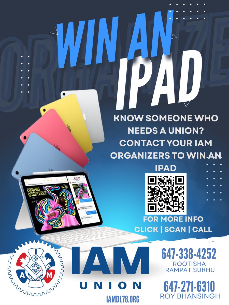 iamaw78's tweet photo. IAM District 78 is here for you! 

https://t.co/pqLXtFUDt8 https://t.co/tDFPtc89hj