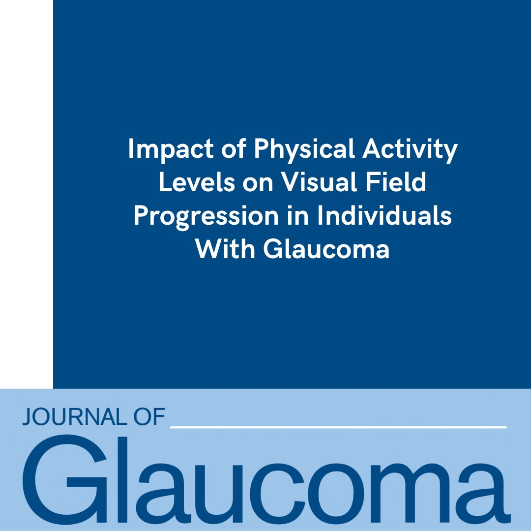 Journal of Glaucoma (@jogjournal) on Twitter photo NEW ARTICLE: “Impact of Physical Activity Levels on Visual Field Progression in Individuals With Glaucoma” by Seo, Nishida, Moghimi et al.
Read more: bit.ly/3Gp7vii
<a href="/WorldGlaucoma/">World Glaucoma Association (WGA)</a>
#JoG #JournalOfGlaucoma NEW ARTICLE: “Impact of Physical Activity Levels on Visual Field Progression in Individuals With Glaucoma” by Seo, Nishida, Moghimi et al.
Read more: bit.ly/3Gp7vii
<a href="/WorldGlaucoma/">World Glaucoma Association (WGA)</a>
#JoG #JournalOfGlaucoma