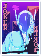 Circuit ✈️ Dreamhack Dallas, Pax West, Twitch Con (@circuittherobot) on Twitter photo Ori worked and is working on our balatro deck that's currently in progress so I wanted to shout him out, he makes sick pixel artwork! Ori worked and is working on our balatro deck that's currently in progress so I wanted to shout him out, he makes sick pixel artwork!