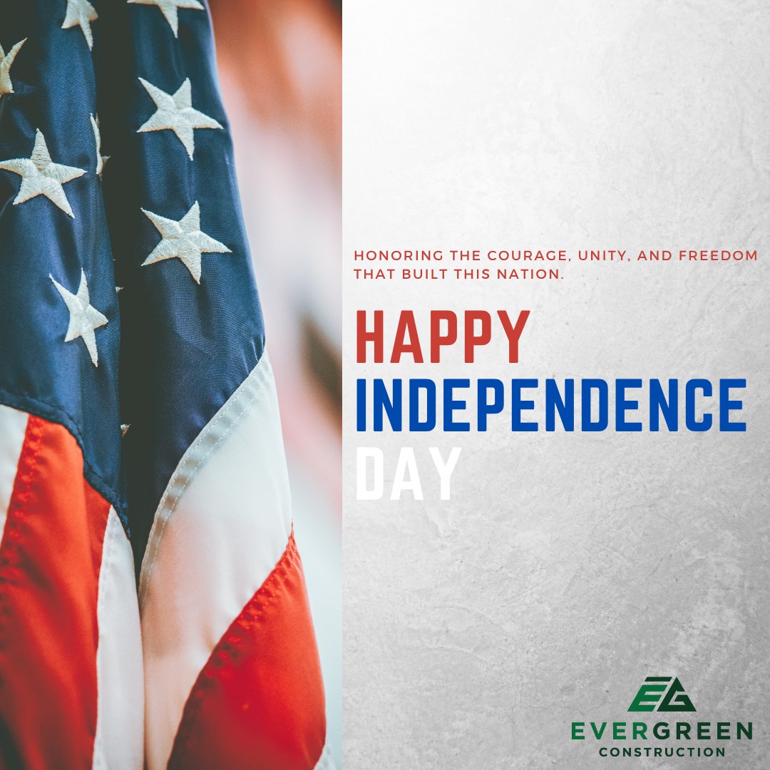 Happy 4th of July! 🎆

Today we celebrate the strength, freedom, and unity that define our country. From our Evergreen family to yours — have a safe and memorable Independence Day! ❤️🤍💙

#Happy4thOfJuly #IndependenceDay #mnevergreen #Since2003 #USA