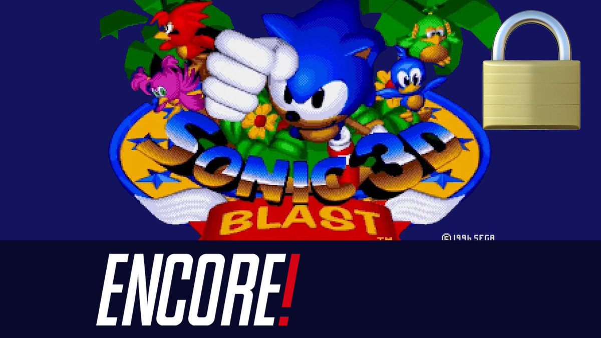 It's a SEGA month and what better unlock special goal to have than SONIC 3D BLAST? Never have I ever played this game.. but that will all change if you crush the ENCORE goal for the month!!