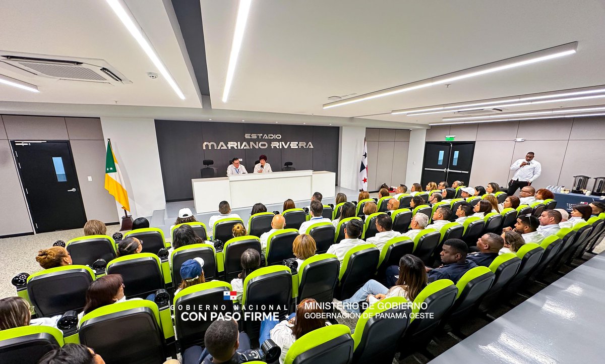 La Gobernadora Marylin Vallarino convocó, a la Junta Técnica, en el Estadio Mariano Rivera , realizamos la reunión de balance del primer año de gobierno en Panamá Oeste, bajo el liderazgo del Excelentísimo Señor José Raúl Mulino Quintero, presidente  de nuestro país.