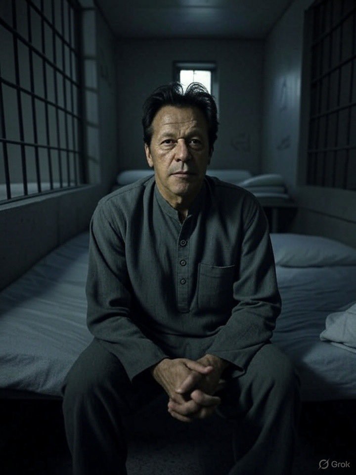 SonailkhattakSk's tweet image. Pakistan’s former PM Imran Khan, languishes in Adiala Jail for over 700 days on what many call trumped-up charges. Solitary confinement, denied visits where’s the justice? Stand for democracy! #FreeImranKhan #PakistanDeservesBetter"
@ImranKhanPTI
