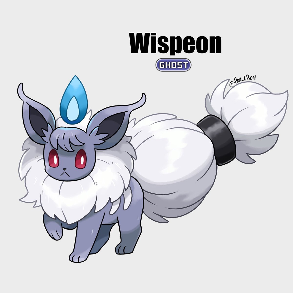 Alex_LR04's tweet image. It's been so long! (Me every time that I post here haha) but yeah I don't think I have post this one here yet, sooo Here’s the ghost evolution for Eevee, Wispeon 👻👻☠️
#Pokemon #Fakemon #Originalart