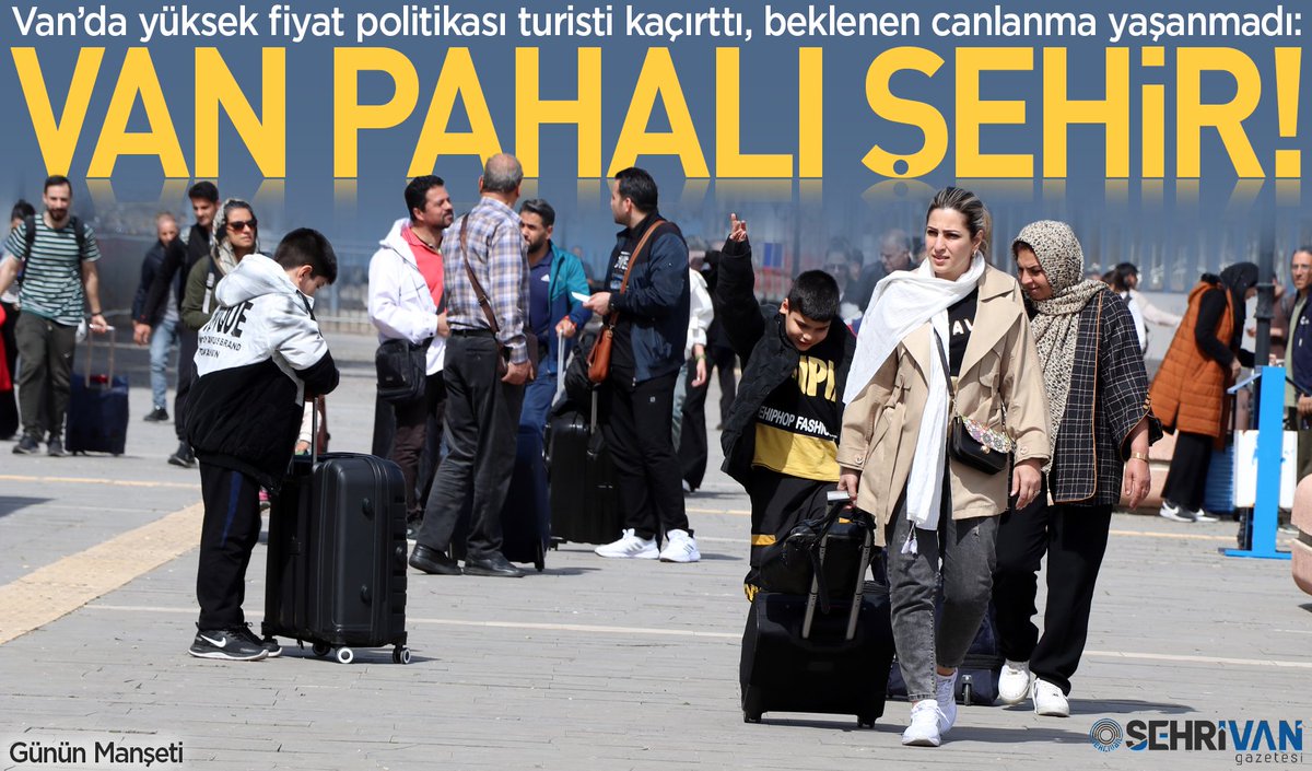 Van’da yüksek fiyat politikası turisti kaçırttı, beklenen canlanma yaşanmadı:
VAN PAHALI ŞEHİR!

sehrivangazetesi.com/turistlerin-va…
<a href="/cabirgrm/">cabir görmüş</a>