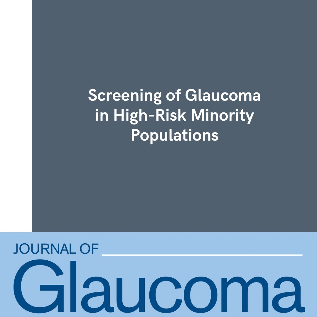 Journal of Glaucoma (@jogjournal) on Twitter photo NEW ARTICLE: “Screening of Glaucoma in High-Risk Minority Populations” by Nassiri, and Wilson.
Read more: bit.ly/40w66x6
<a href="/WorldGlaucoma/">World Glaucoma Association (WGA)</a>
#JoG #JournalOfGlaucoma NEW ARTICLE: “Screening of Glaucoma in High-Risk Minority Populations” by Nassiri, and Wilson.
Read more: bit.ly/40w66x6
<a href="/WorldGlaucoma/">World Glaucoma Association (WGA)</a>
#JoG #JournalOfGlaucoma