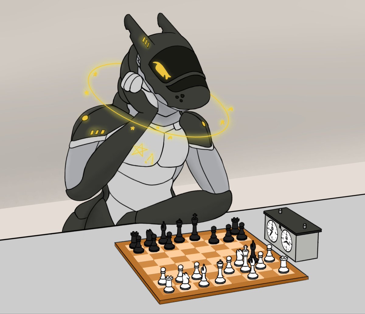 Something isn't quite right...
.
.
Art by Gex on bluesky (dm me for a link)