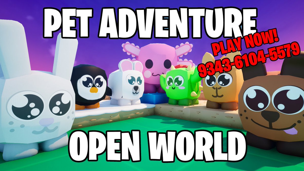 I've been working on an open world pet adventure map!

The world is randomly generated every time you play the game.
There are currently 4 biomes and 19 pets available with more coming soon!

#Verse #UEFN <a href="/FNCreate/">Fortnite Creators</a> <a href="/Flak/">Flak</a> <a href="/KaliShane/">𝒔𝒉𝒂𝒏𝒆 ♡ 𝑘𝑎𝑙𝑖</a>