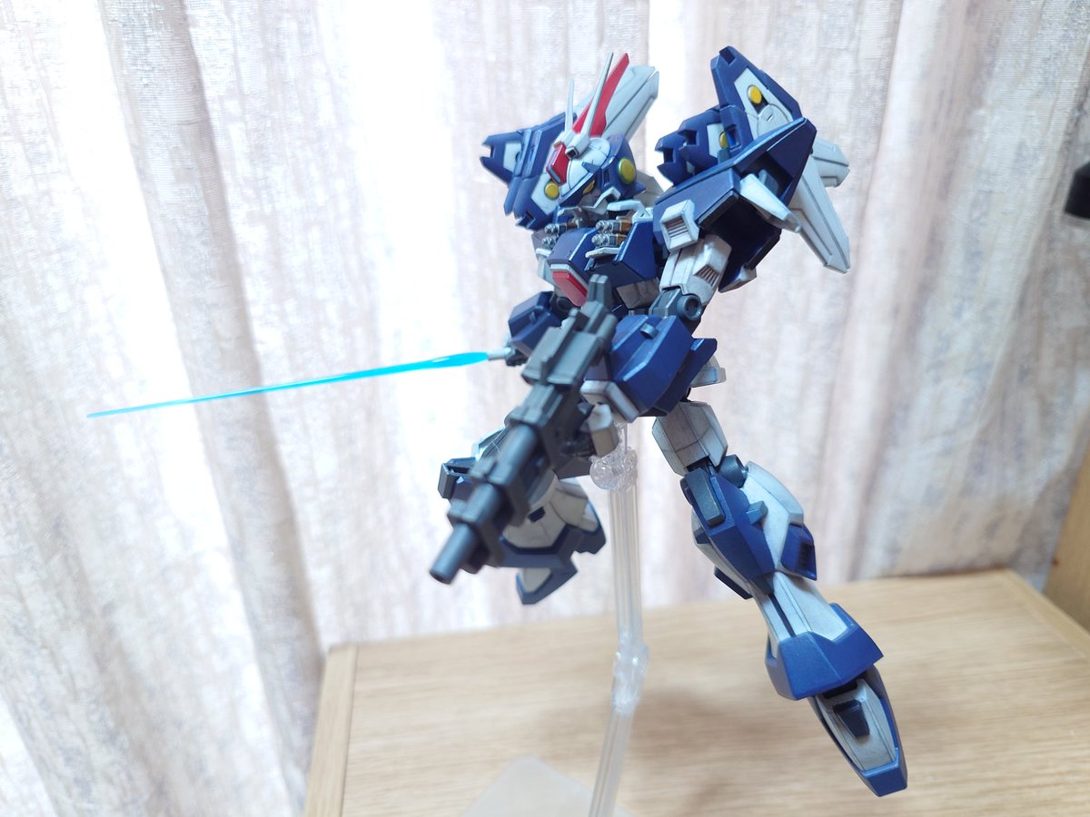 HGアシュセイヴァー完成しました。OG寄りのブルーをGBA版スパロボAの