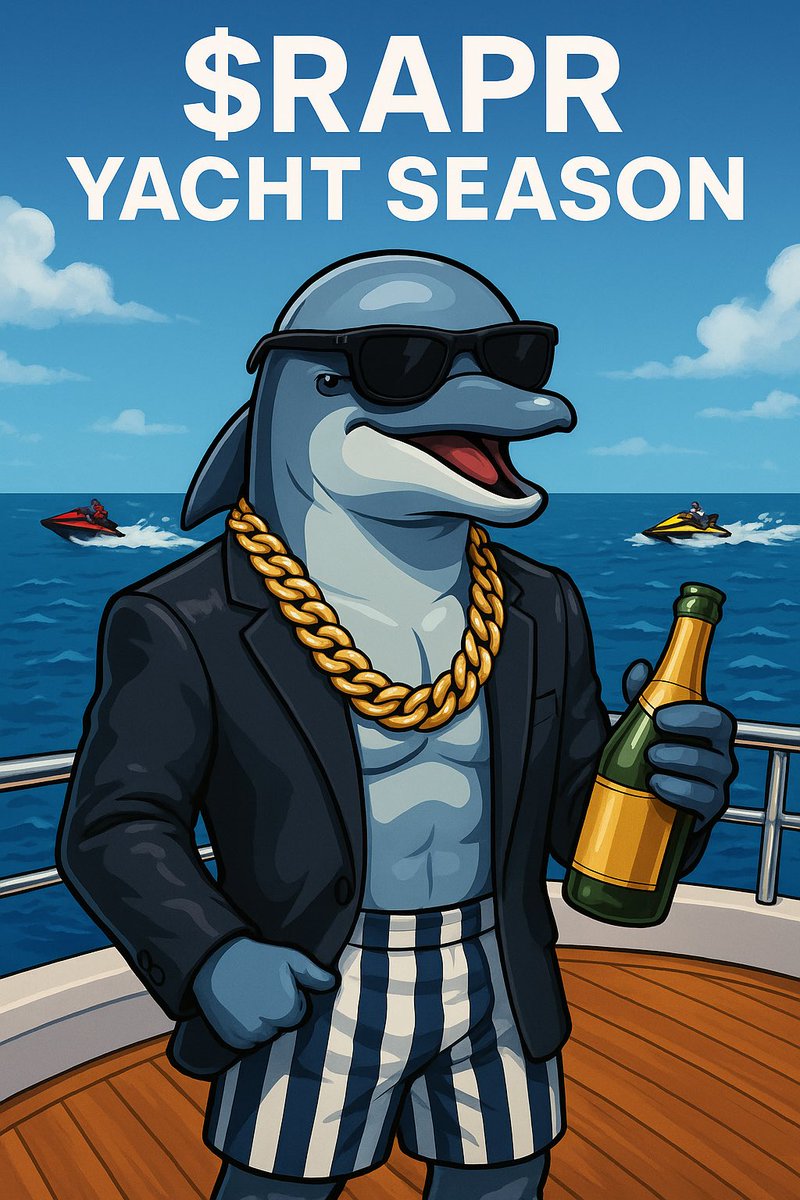I’m on a boat mf don’t you ever forget🥱🐬 $RAPR <a href="/RetardedAPR/">RAPR</a> <a href="/777stargold/">7STAR</a>