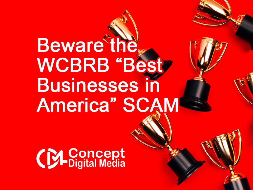 CDMSRQ's tweet photo. Your business IS the best (maybe 🤷🏻), but if you're receiving an out-of-the-blue email telling you it's been selected as one of the "Best Businesses in America" - it's a scam! Visit https://t.co/Cof1v5SS1h for some red flags 🚩 with this &amp; other common scams. #Sarasota #WebDesign https://t.co/NkAwOuNKHb