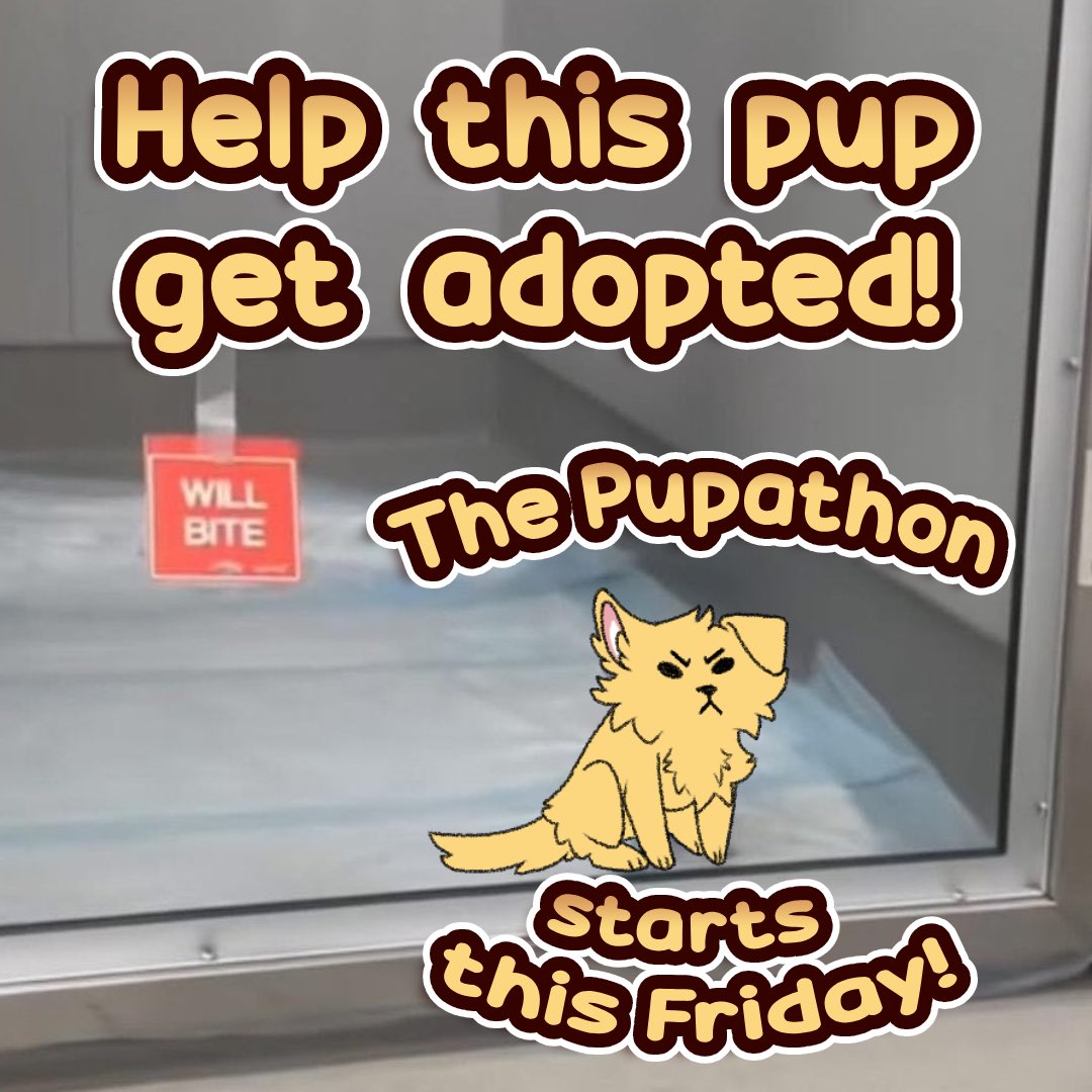 THE PUPATHON STARTS FRIDAY!

Help your stinky puppin 🐕 get adopted by her master! I’m trying to move to the UK 🇬🇧 to live with my fiancé but moving internationally is super expensive 😖

I’m having an subathon to help with the costs and I’ve got lots of fun stuff planned 💛