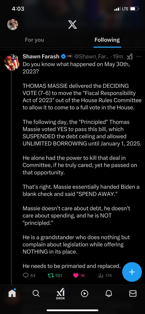 HarveyMill57051's tweet photo. @RepThomasMassie This you? https://t.co/Z4vbikQqPY
