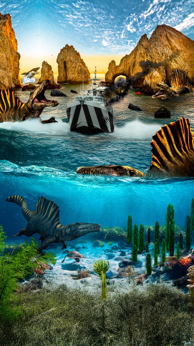 MRD2022's tweet image. It’s finally here! 🦖🦕

#JurassicWorldRebirth is in cinemas now! 

Here are 4 textless posters I created for the film.

#Textless #Poster #JurassicWorld #TextlessPoster #Graphics #GraphicDesign #Wallpapers