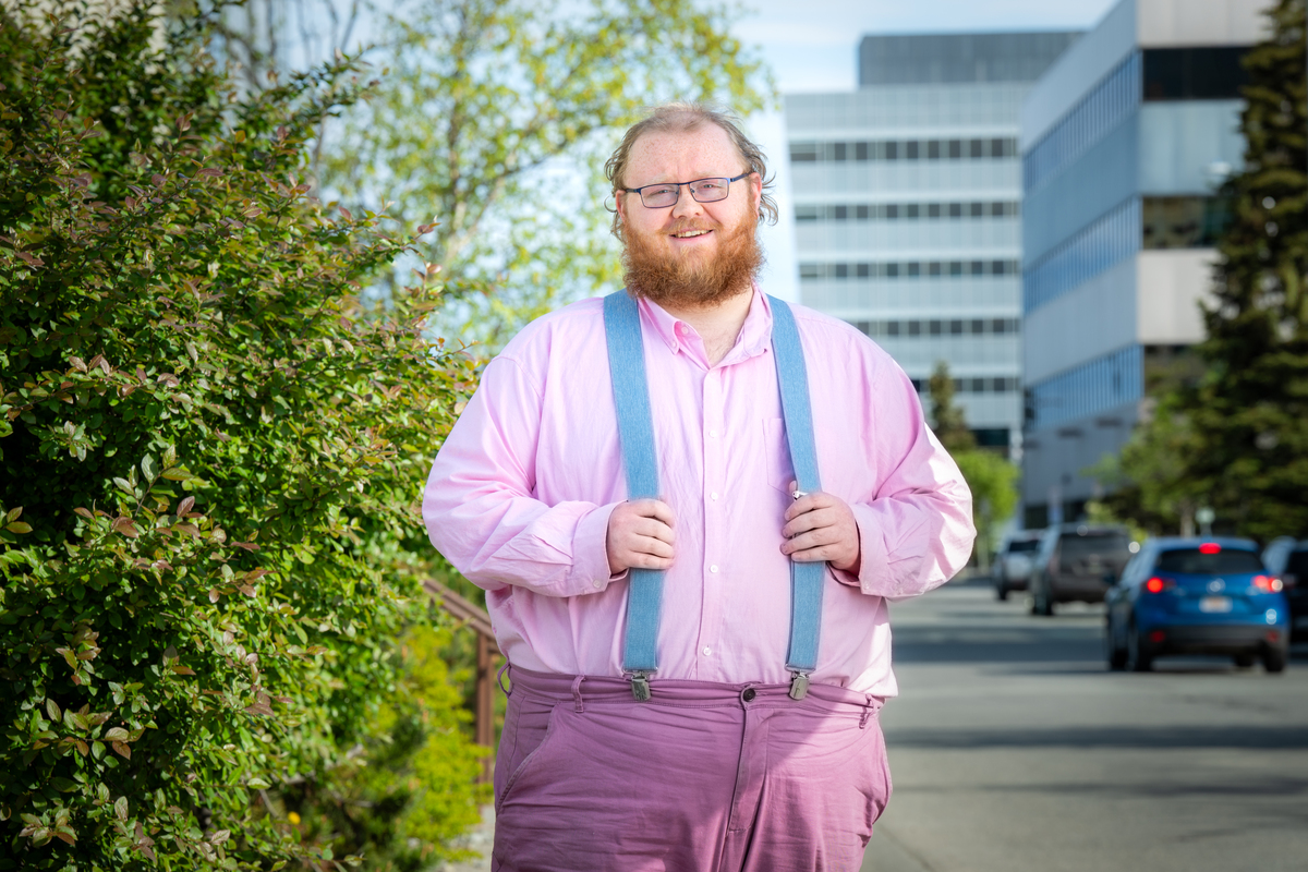 As a disability advisor with the UAA Center for Human Development and advocate in the community, Bridger R. Reed-Lewis draws on his own lived experience to empower others and drive positive change  ▶️ heyor.ca/Wz88sd.