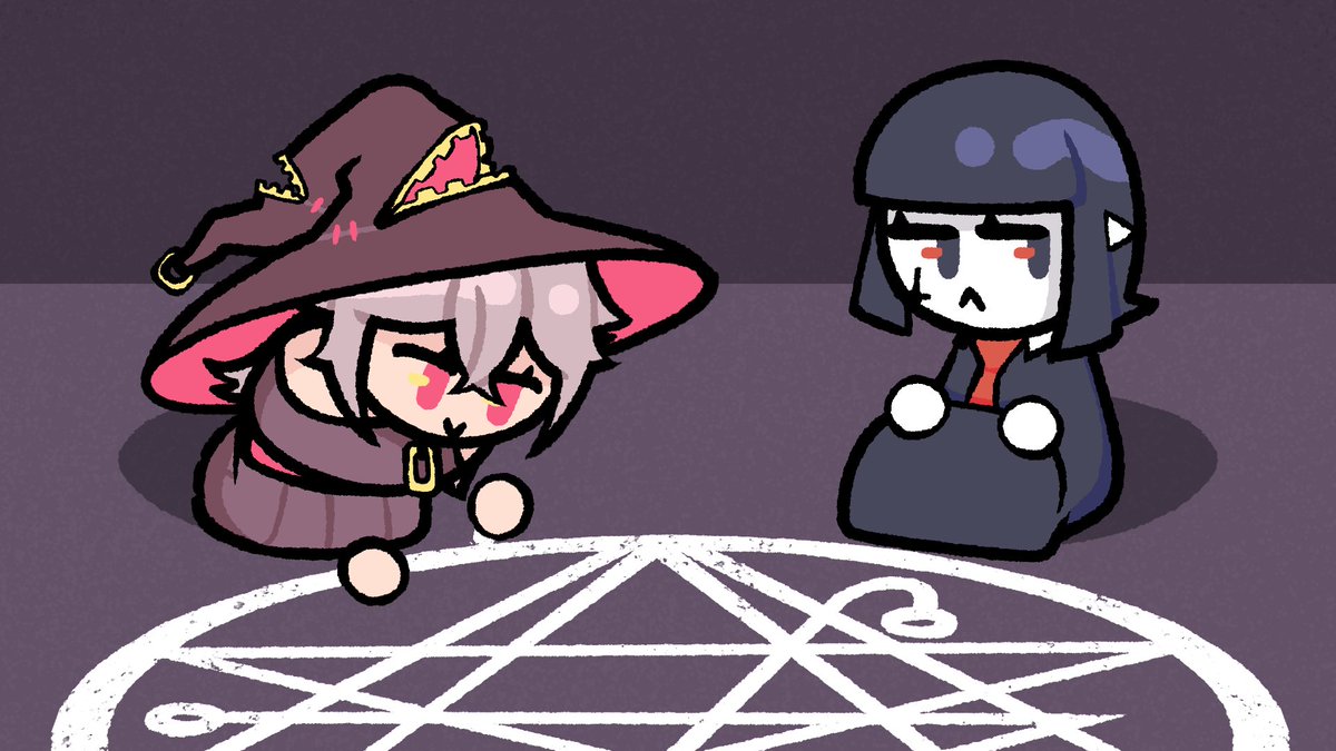 ArtFight Attack #2: Marionette by BrookArt (<a href="/brook_reaper/">Brook 🖌 | ART COMMISSION OPEN</a>) and Lilith by Akuuma

#artfight #artfight2025