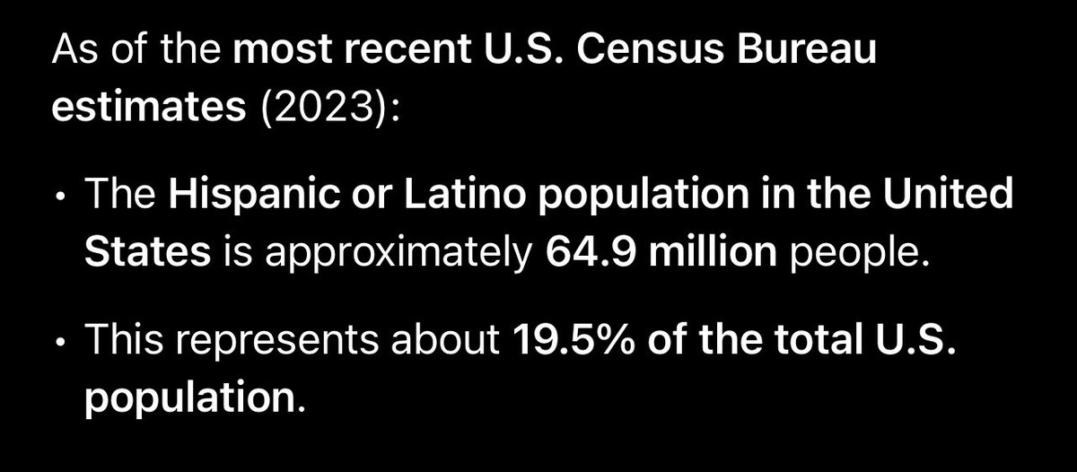 MichaelRyanRuiz's tweet image. Which theory?? The fact that she put the number of Hispanics living in America. Got appropriately called out for it and then lied and just made up that there are 65 million illegal aliens here?