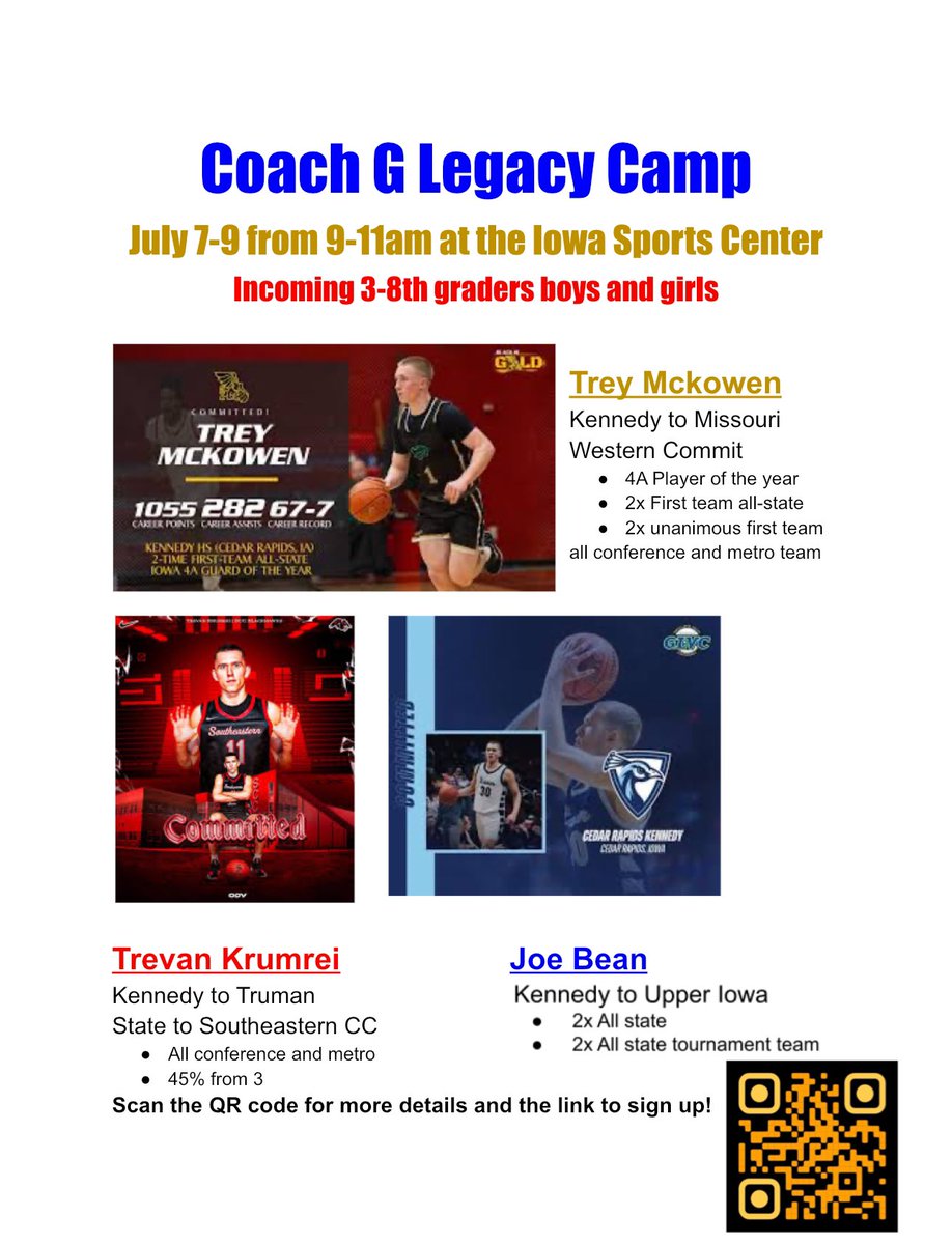 bean_lindsey's tweet photo. Camp starts in 5 days! Don’t miss your shot—enroll your child in basketball camp today. Please share! https://t.co/baGk48XHxI
