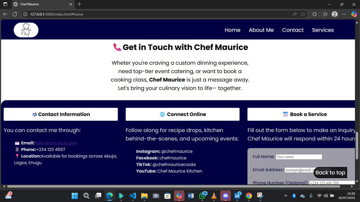 JoyOgbanya's tweet image. Day 8 ✅
Skipped Day 7’s post, but I promise I wasn’t ghosting 👻
Back at it and still writing code like it owes me money 💻💥
We move!
#15DaysOfCode 
#WomenWhoCode
#CodingJourney
@TonySage339