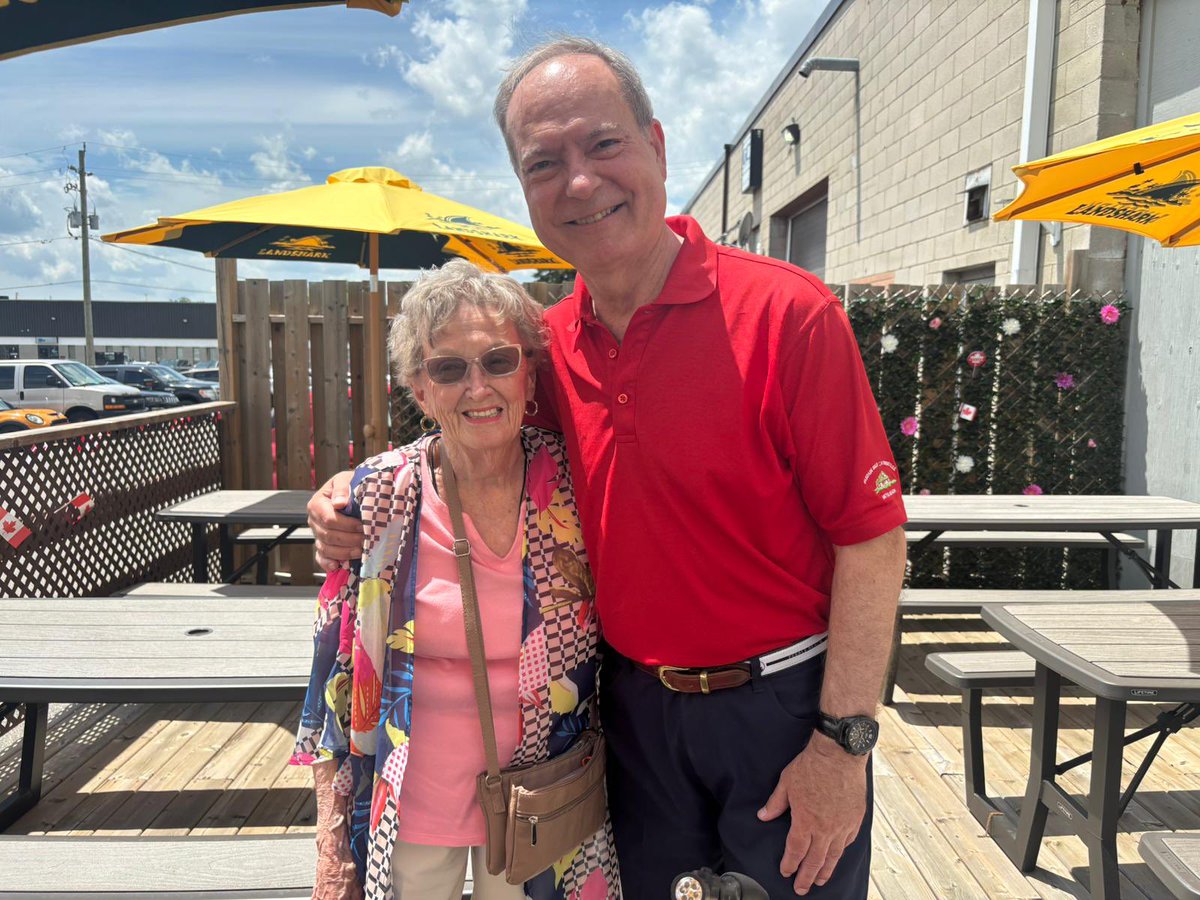 PBethlenfalvy's tweet image. Wonderful to stop by the #Pickering Royal Canadian Legion celebrating Canada Day with sunshine, BBQ, and good company.
Proud to share this day with our community!
#CanadaDay