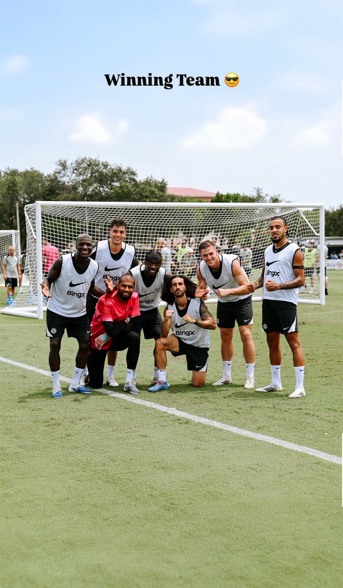 AbsoluteChelsea's tweet photo. Winning Team! 😎

📸 Marc Cucurella / Instagram https://t.co/4KhkA7PMg6