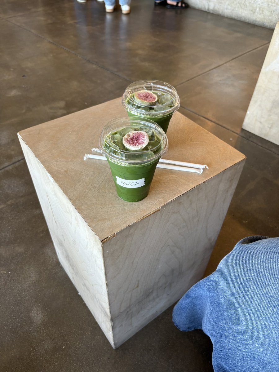 alynaleave's tweet photo. fig matcha and sharing this tiny coffee https://t.co/vcDWvrEutb