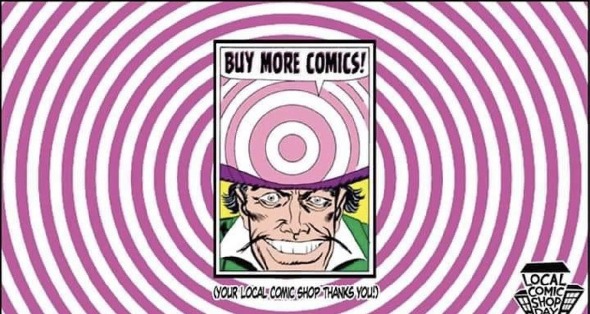 comicbookaddt's tweet photo. Feeling that hypnotic pull to BUY MORE COMICS! Happy Wednesday, everyone! Don't forget to show some love to your local comic shop today – they make our hobby awesome. #comicbookaddicts #SupportLCS #ComicShopLove #WednesdayMotivation https://t.co/XfnbkdrTFP