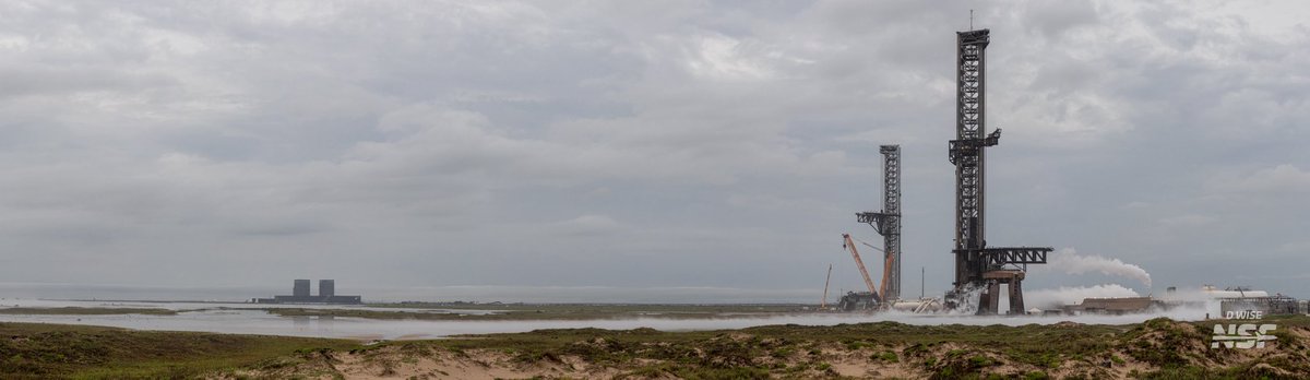 A few rainy days at Starbase have finally let up.
📸 <a href="/NASASpaceflight/">NSF - NASASpaceflight.com</a>