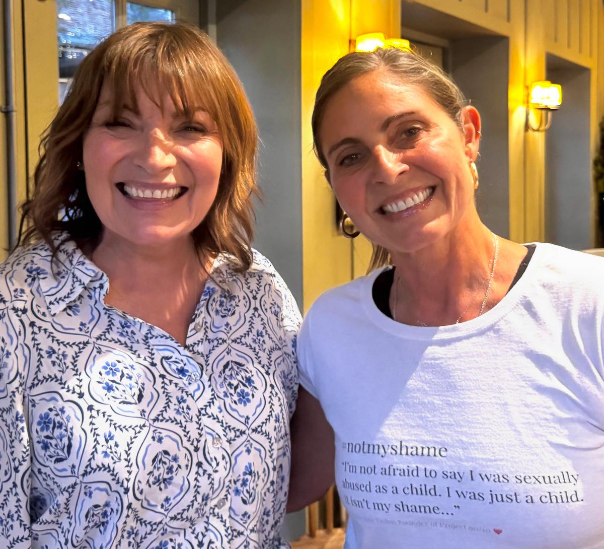 So fab to chat with Lorraine Kelly last night, and to share more of my thoughts about the conversation of CSA. Lorraine is a wonderful human, who makes so much sense!!

Wonderful celebrating the Media Hubs 12th Birthday - where Lorraine was guest. Great to catch up with friends