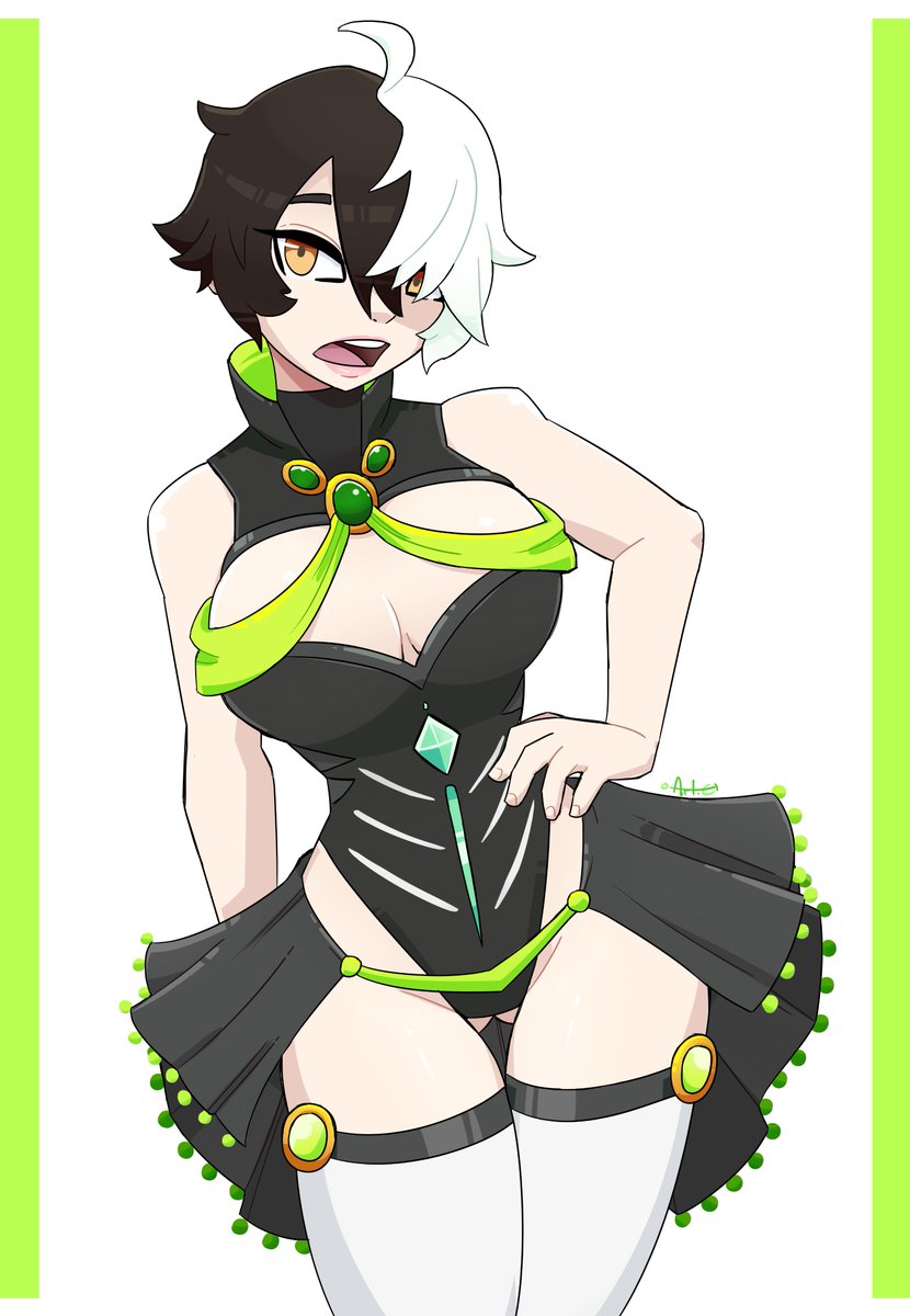 First Art Attack drawing. <a href="/Alchemist__P/">海 / 海海</a> OC, Elytra.